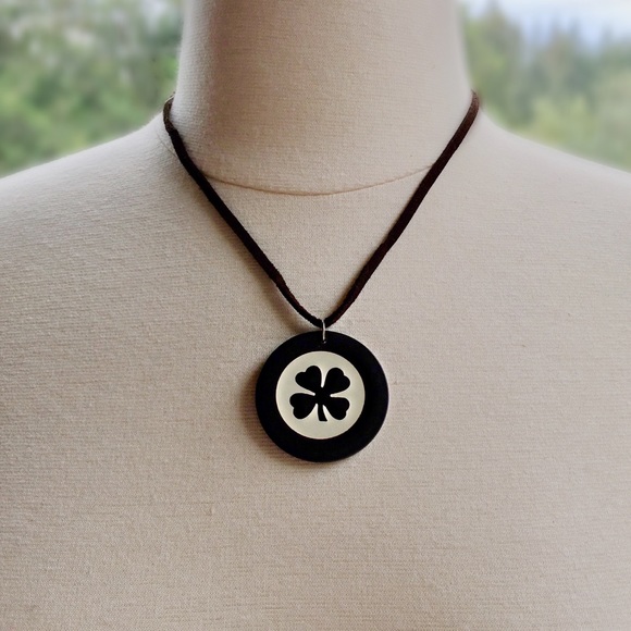 Vintage Pokerchip Necklace by Pokerchip Girl - Picture 1 of 6